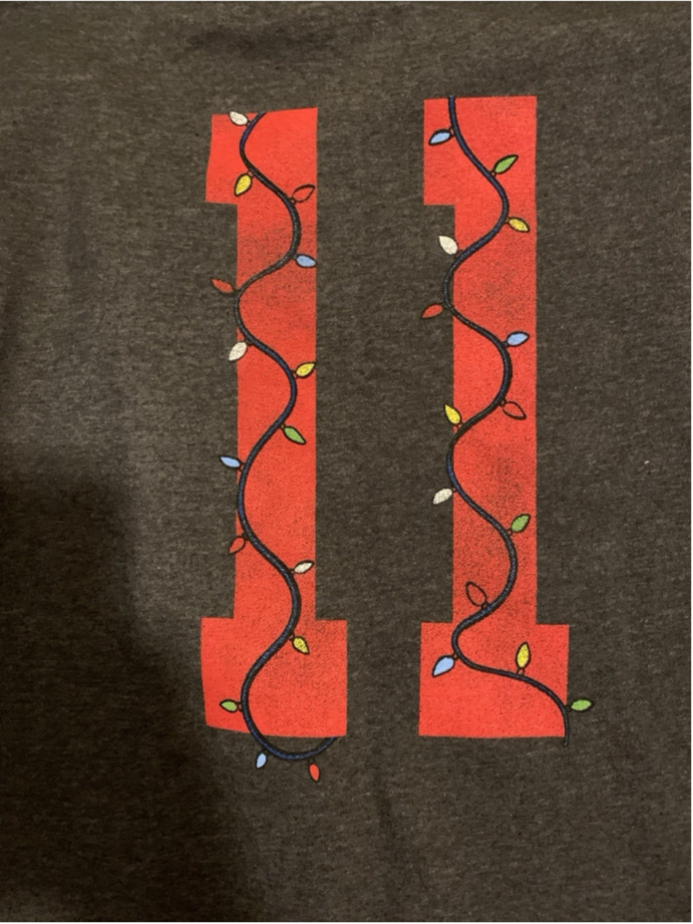 Stranger Things NFL Holiday Sweater #11 On Back - Size Medium- New With Tags - Picture 8 of 9